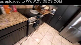 Risky Sex With My Step-Son On Thanksgiving Bent Over Blowjob Cowgirl Creampie Doggystyle