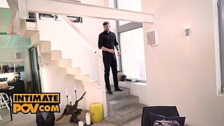 pov - wow, that anniversary sex with lana roy got so intense with double penetration and riding