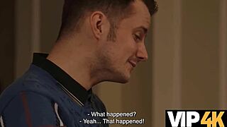 British brunette grandmother gets caught in car, leading to bent over doggystyle sex and blowjob on sofa with mature couple.