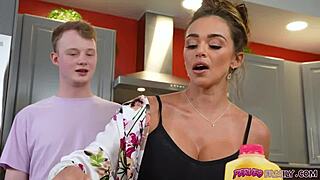 Jimmy STOP rubbing your DICK on me in this mommy POV blowjob session