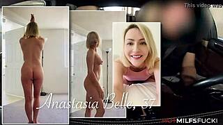 hey anastasia belle how's that first time milf casting with car sex and creampie
