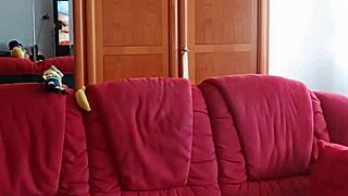 German milf Sandra gets facefucking deepthroat strangle anal creampie