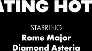 Exotic Brunette Diamond Asteria in Lingerie Gets Wet Pussy Licked