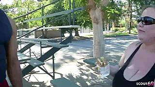 FAT CHUBBY BBW WITH BIG SAGGY TITS TALKS HER BLACK COACH INTO BBC INTERRACIAL CHEATING SEX WITH DOGGYSTYLE AND FACIAL