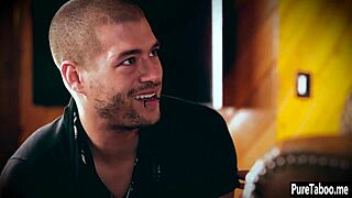 hot teen 18+ gave up her virginity in hardcore group sex with a guy and her petite stepsis