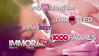 MommyBlowsBest - Caught Stepmom Masturbating, She Sucked and Footjobbed Me