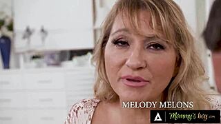 hey, this cock hungry milf melony melons just seduced her vulnerable stepson-in-law for oiled titty fuck