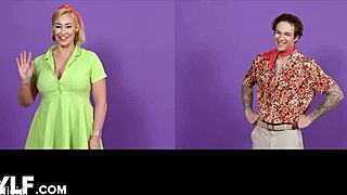 Stepmommy reveals dirty secret with massive jugs and huge cock under Hollywood lights