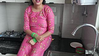 Hey, check out this hot stepmom getting seduced at home with some intense action and hindi audio