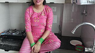 Hey, check out this hot stepmom getting seduced at home with some intense action and hindi audio