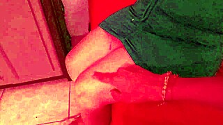 Pov fucking my big-ass stepmother in bedroom with costumes for first time