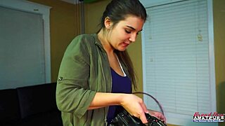 Hey, horny coed friends Jennifer and Vicky hunt tasty cum treat on Halloween! 🎃🍆