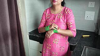 Hey, check out this hot stepmom getting seduced at home with some intense action and hindi audio