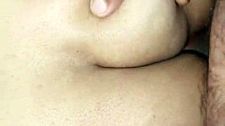 frontside and backside anal sex with my cute brunette girlfriend in bedroom for her first time