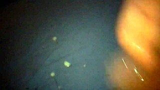 subtle horny milf masturbates to cum shoot from anal massage milking her tits