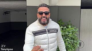 trailer shows brazilian milf bent over for big cock blowjob