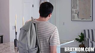 Stepson Takes Charge With Petite European Milf In Hardcore Blowjob Pov