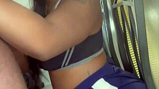 What happens when stepmom handles 11 inches of brown cock with taboo sucking?