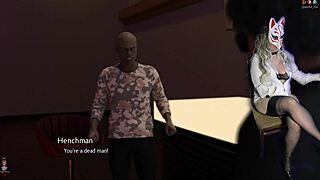 Golden Boy 32 - Busty Milf Choking on Huge Dildo!