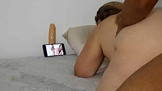 Blonde Latina in Lingerie Gets Wet Massage and Hairless Pussy Fucked with Anal