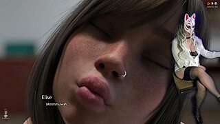 Golden Boy 32 - Busty Milf Choking on Huge Dildo!