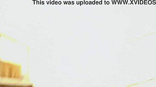 Confident 40-year-old Nicoletta tries on tight jeans in stores, showcasing her big ass and seductive curves.