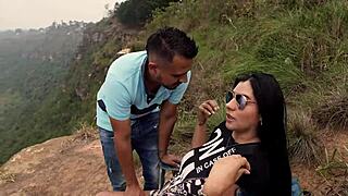 Outdoor Fucking With Brother-In-Law Featuring Big Ass Blowjob And Wet Pussy Action