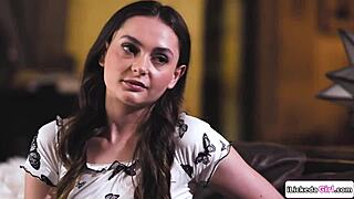 Overwhelmed With Desire As Big Tits Milf Scissors Passionately With Stepdaughter