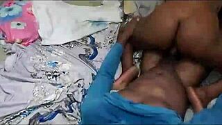 I Feel So Passionate Eating From The Ass In This Bedroom Scene With My Curvy Ebony Girlfriend.