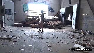 Unfaithful english mature lady sonia boldly displays her monster tits in juicy fetish reality