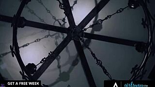 Goth Babe Lana Smalls 18+ And Big Tits Bestie August Skye Summon Sex Spirit Milf Penny Barber For Double Penetration.