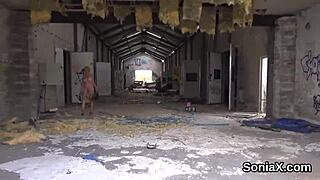 Unfaithful english mature lady sonia boldly displays her monster tits in juicy fetish reality