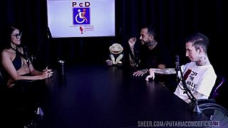 Blonde brazilian milf in lingerie faces wild public humiliation and fetish casting interview outdoors