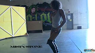 Slim Hottie Misty Stone Takes Huge Black Cock In Wet Pussy Ride!