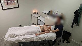 Kendal Milf With Tattoos Convinced To Fuck Massage Therapist In Oiled Interracial Blowjob And Wet Pussy Action!