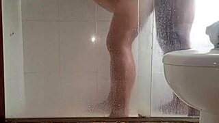 Amateur guy hooks up with 70-year-old mature neighbor for deepthroat and doggystyle anal creampie in the garage ending with swallow