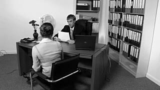 intriguing contrast of fucking big tits secretary mom in fishnets lingerie with anal fingering and doggystyle