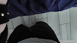 eva long craves that young cock so stepson steps up in kitchen missionary