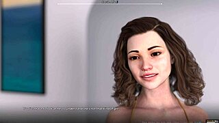 My 18 year old crush says she wants to see me while nearly nude in this anime game