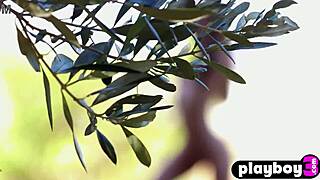 Petite Milf Gloria Sol Strips Outdoors Showing Big Natural Tits And Pussy During Amazing Softcore Posing And Undressing