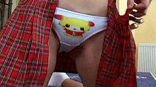 Raw Fucking with Beautiful 18 Teen in Lingerie and Heels for Gaping Anal Action!