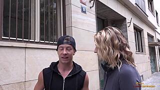 Specific Guy With A Big Black Cock Fucks A Caucasian Babe While Her Husband Watches