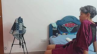 Stepdaughter Fucks Stepmom's Boyfriend in Doggystyle Creampie While Secretly Recording His Perverted Acts