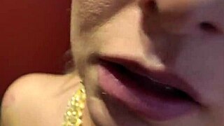 Fucking my curvy blonde stepmom alone at home.