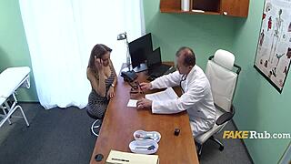 Watch This Doctor Cure Back Pain With Intense Massage And Deep Fucking!