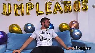 Silvana lee and her big ass latina friends tease brian evansx with wet blowjobs in a curvy colombian foursome