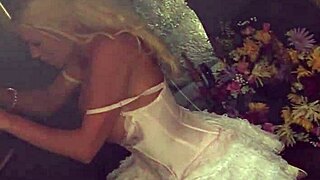 Vampiric Brunette Lesbian Pounces on Blonde Milf with Big Tits for Pussy Eating