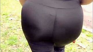 Walking with stepmom no panties on