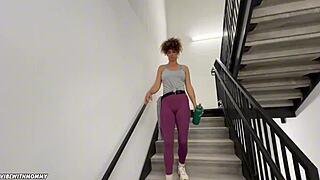 Why does sad stepmom seduce stranger for pov riding and cumshot?