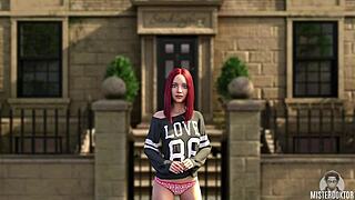 law school episode 01 with cute redhead babe